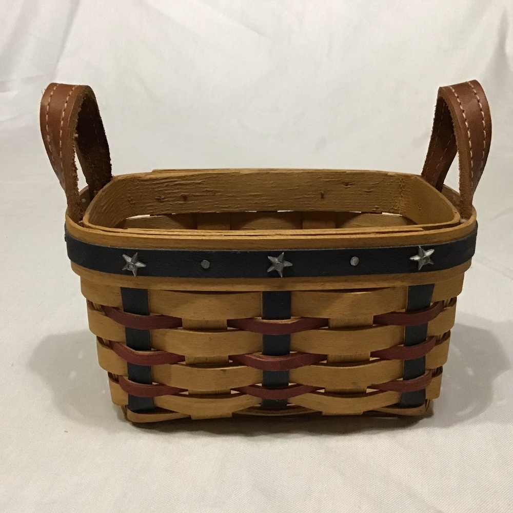 Longaberger Proudly American Salt & Pepper Basket
